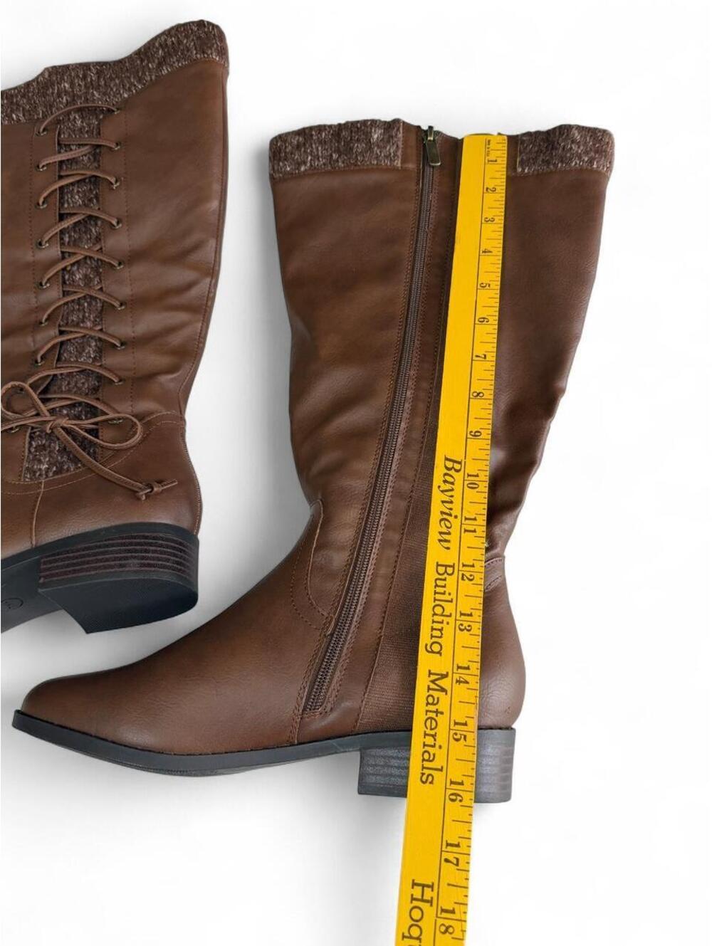 New Torrid Women's Brown and Tan Boot - Picture 6 of 8